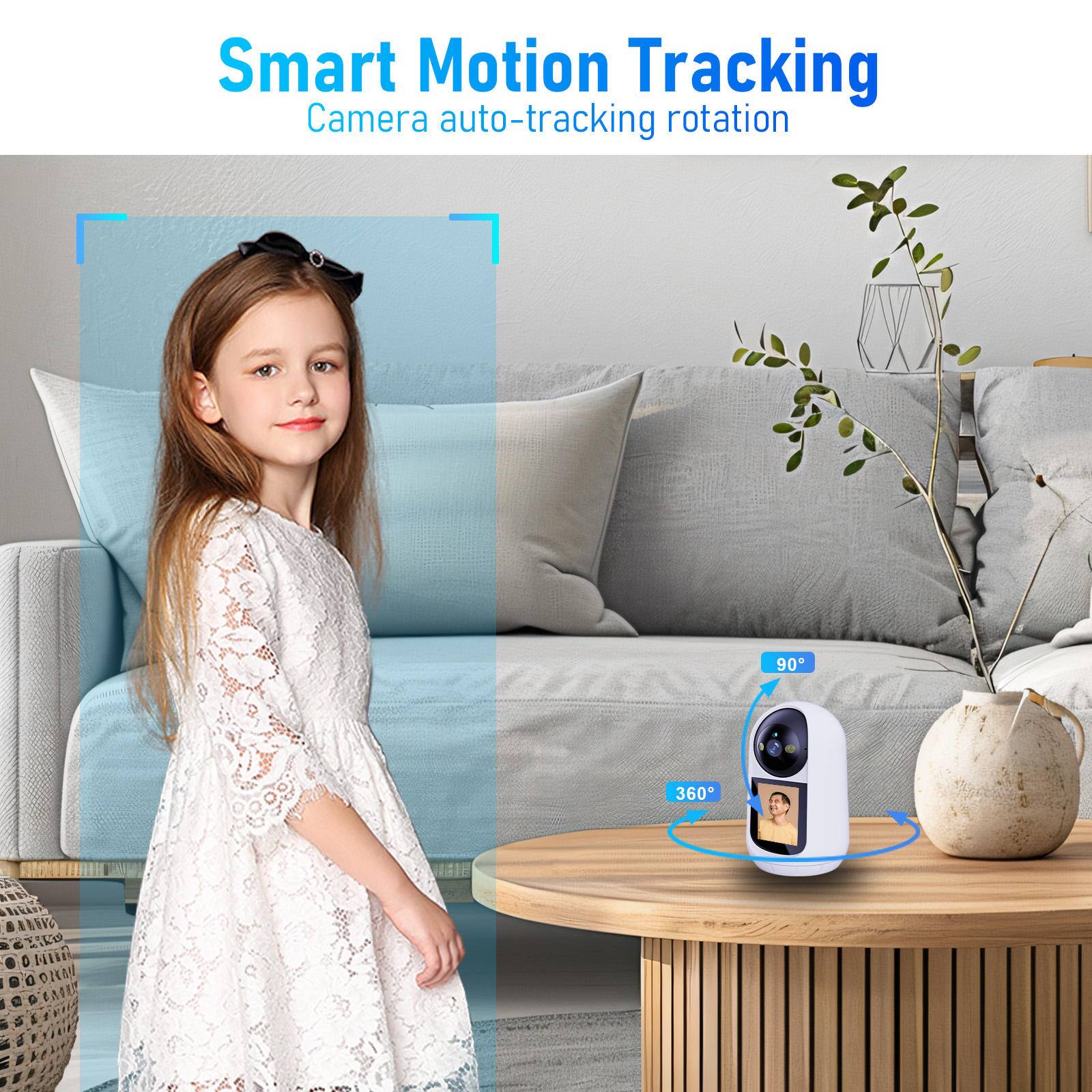 Smart Motion Tracking  
Camera auto-tracking rotation