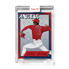 MLB Topps Project70 Card 296 | 1976 Shohei Ohtani by Sophia Chang - Red