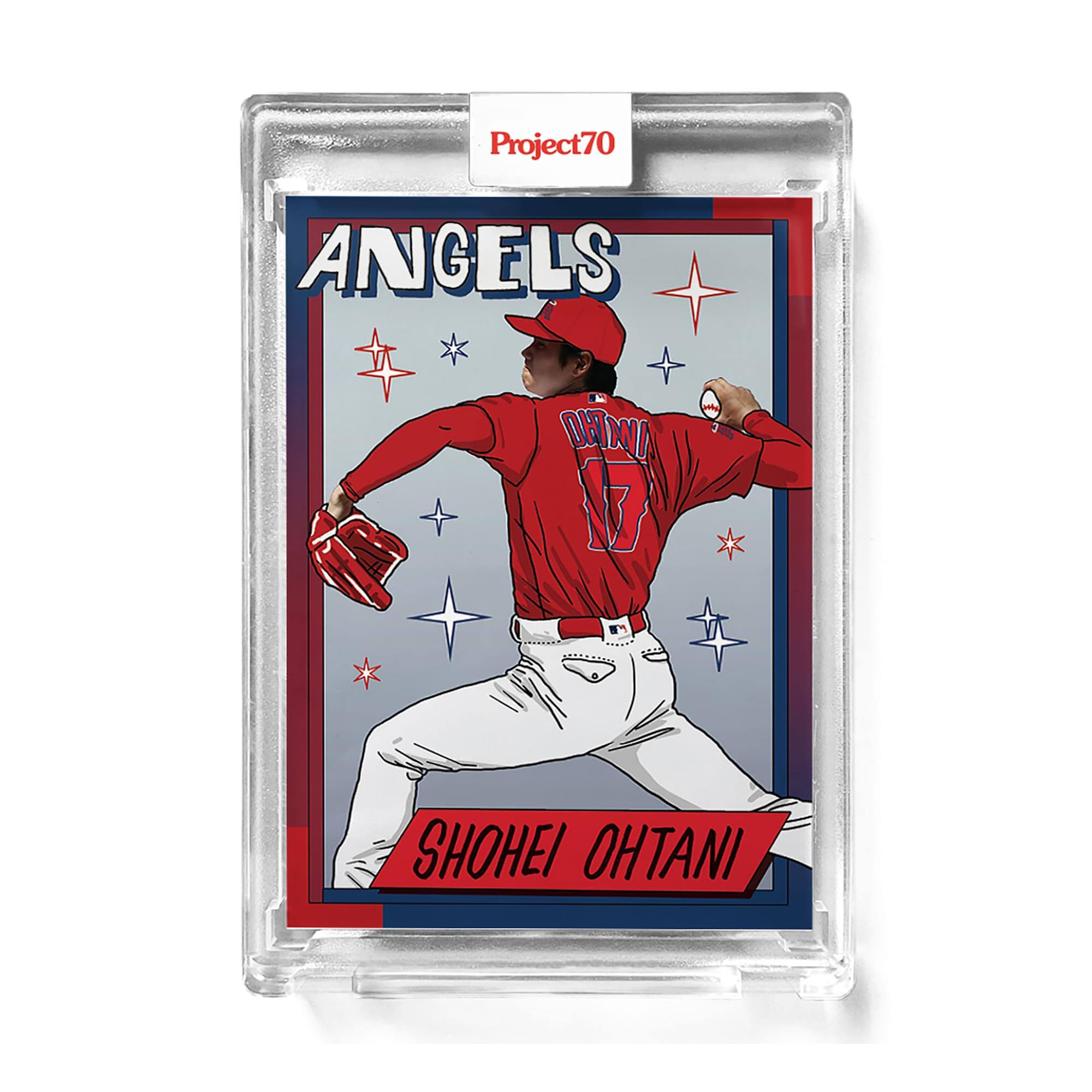 MLB Topps Project70 Card 296 | 1976 Shohei Ohtani by Sophia Chang - Red