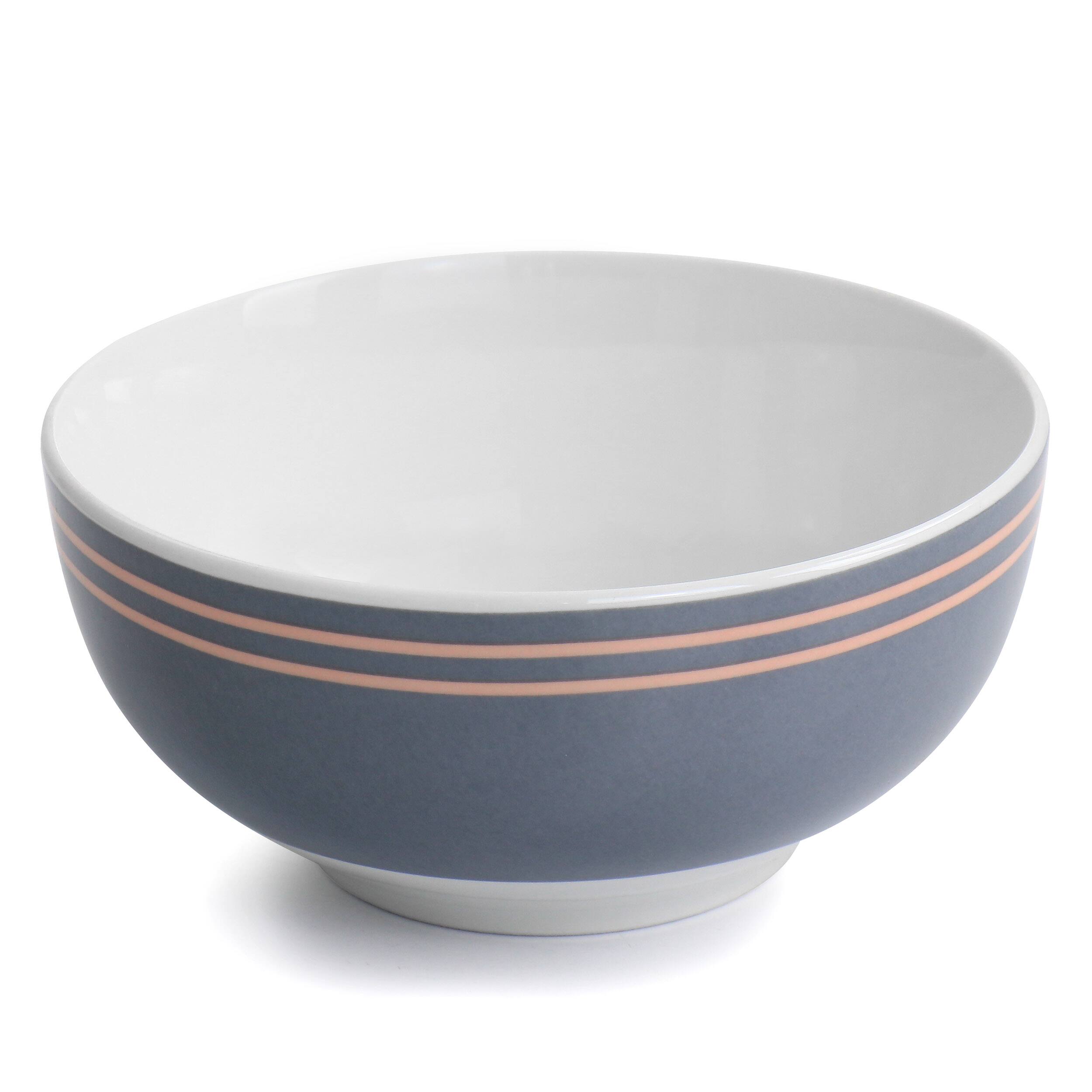 Alt View 5. Gibson - Gibson Home Silver Wind 16 Piece Fine Ceramic Dinnerware Set in Grey and Pink - Gray and Pink.
