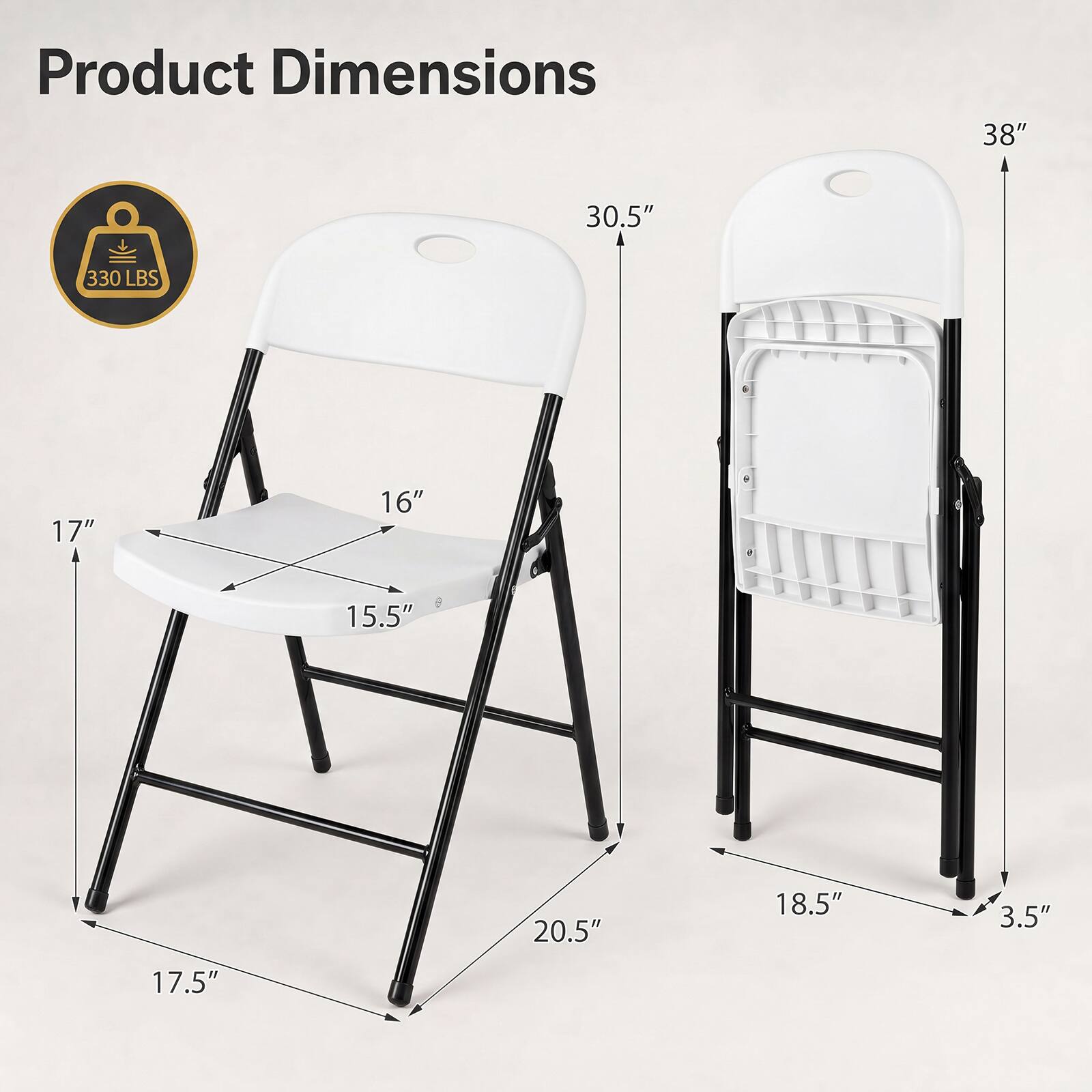Product Dimensions: 38" x 30.5" x 330 LBS x 17" x 16" x 15.5" x 20.5" x 18.5" x 3.5" x 17.5"