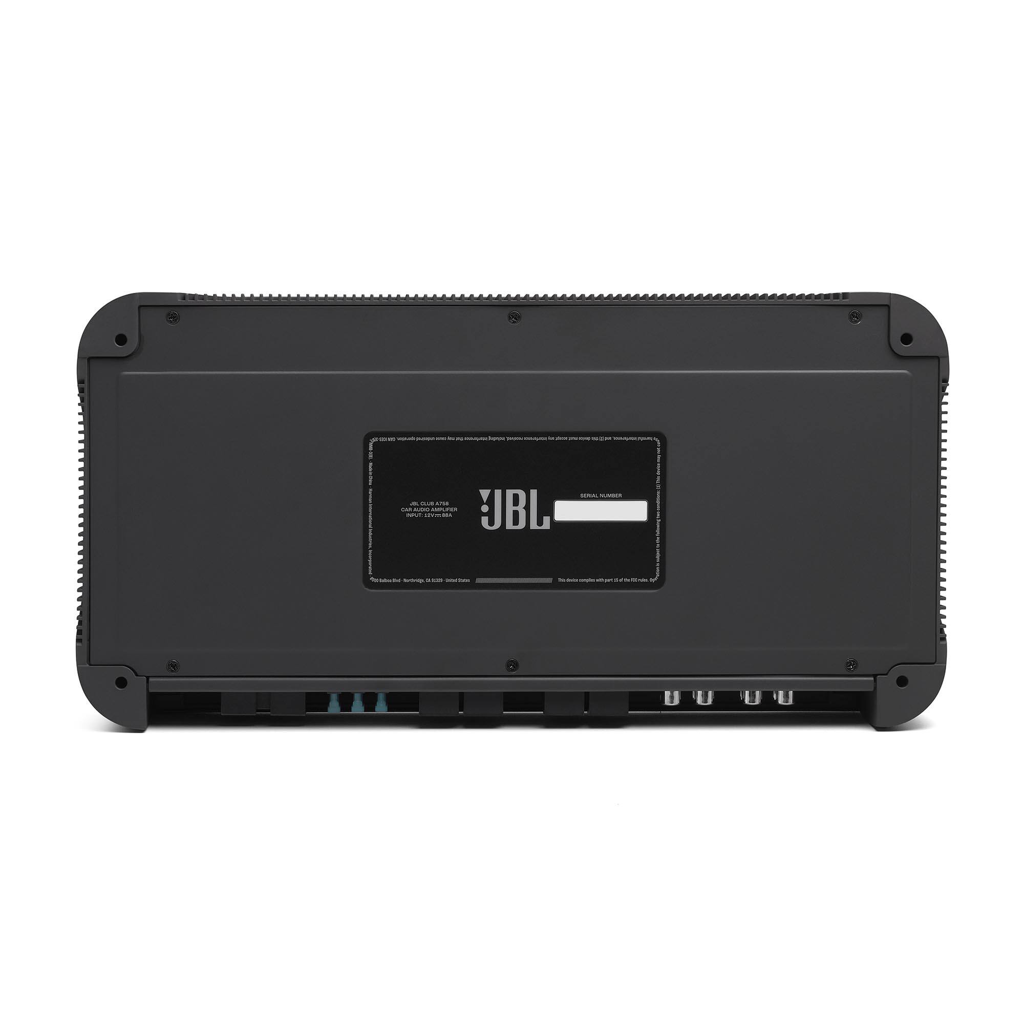 Alt View 4. JBL - JBL CLUB A758 8-Channel 50w x 8 Amplifier JBLAMPCBA758AM - Black.