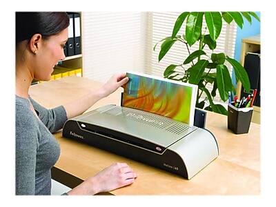 Alt View 7. Fellowes - Helios 60 Thermal Binding Machine, 600 Sheet Capacity - Platinum/Graphite.