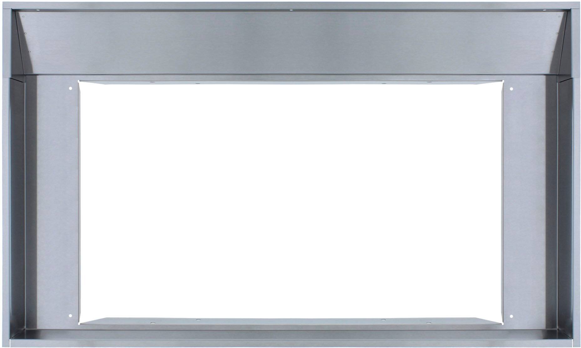 Front. Zephyr - Panel 48 in. Liner for Tornado III for Range Hood - Stainless Steel.