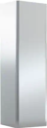 Front. Zephyr - Duct Cover Extension for ZLU - Stainless Steel.