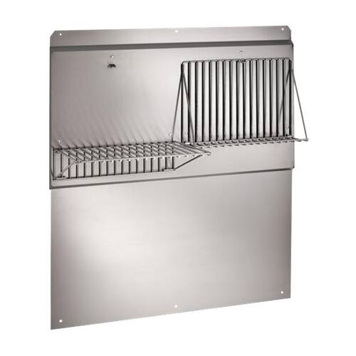 Front. Zephyr - Backsplash for Essentials Power Tempest II Pro-Style AK7536BS Hoods - Stainless Steel.
