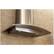 Left. Zephyr - Essentials Europa Milano 35" Convertible Range Hood - Stainless Steel/Glass.