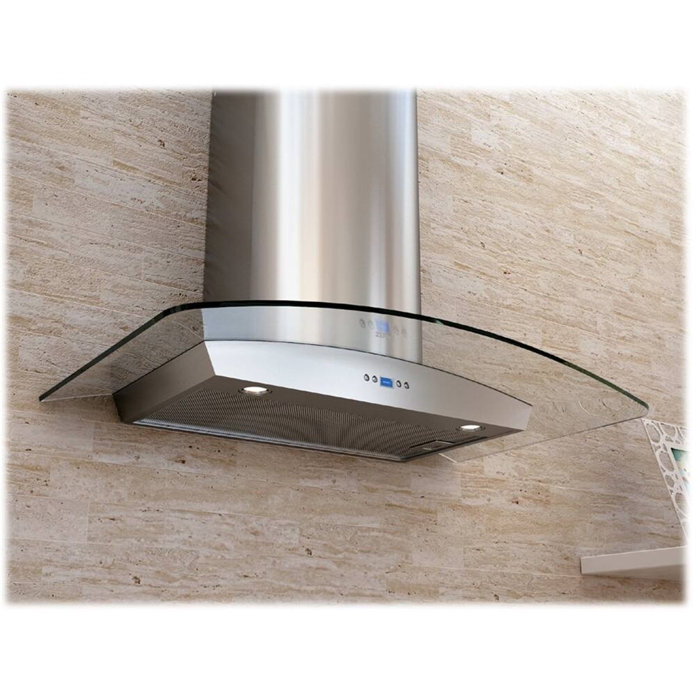 Best Buy Zephyr Essentials Europa Milano 35" Convertible Range Hood Stainless steel ZMIM90BS