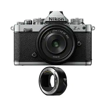 Nikon Zfc Mirrorless Camera with 28mm Lens and FTZ II Mount Nikon Zfc Mirrorless Camera with 28mm Lens and FTZ II Mount