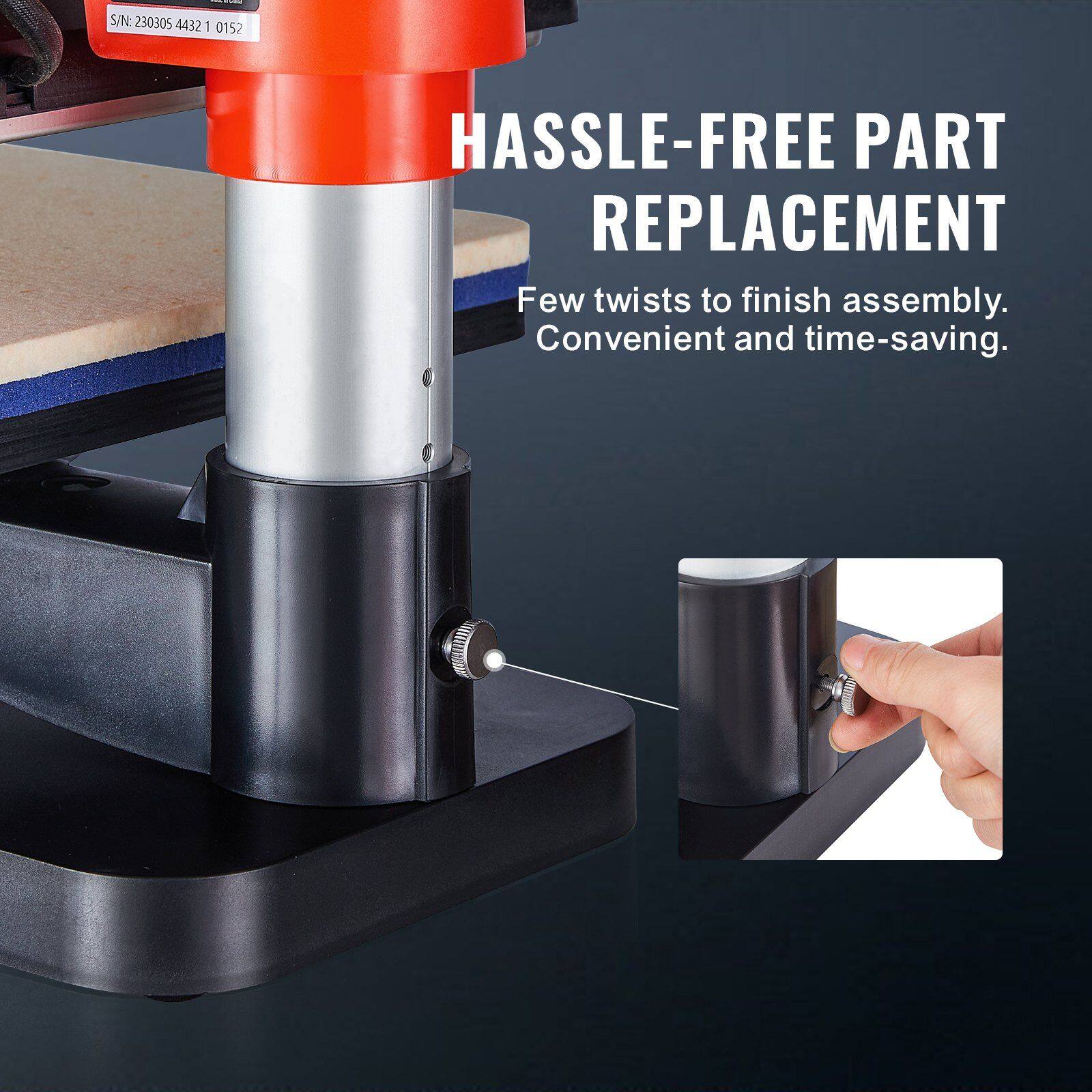 HASSLE-FREE PART REPLACEMENT  
Few twists to finish assembly. Convenient and time-saving.  

S/N: 230305 4432 1 0152