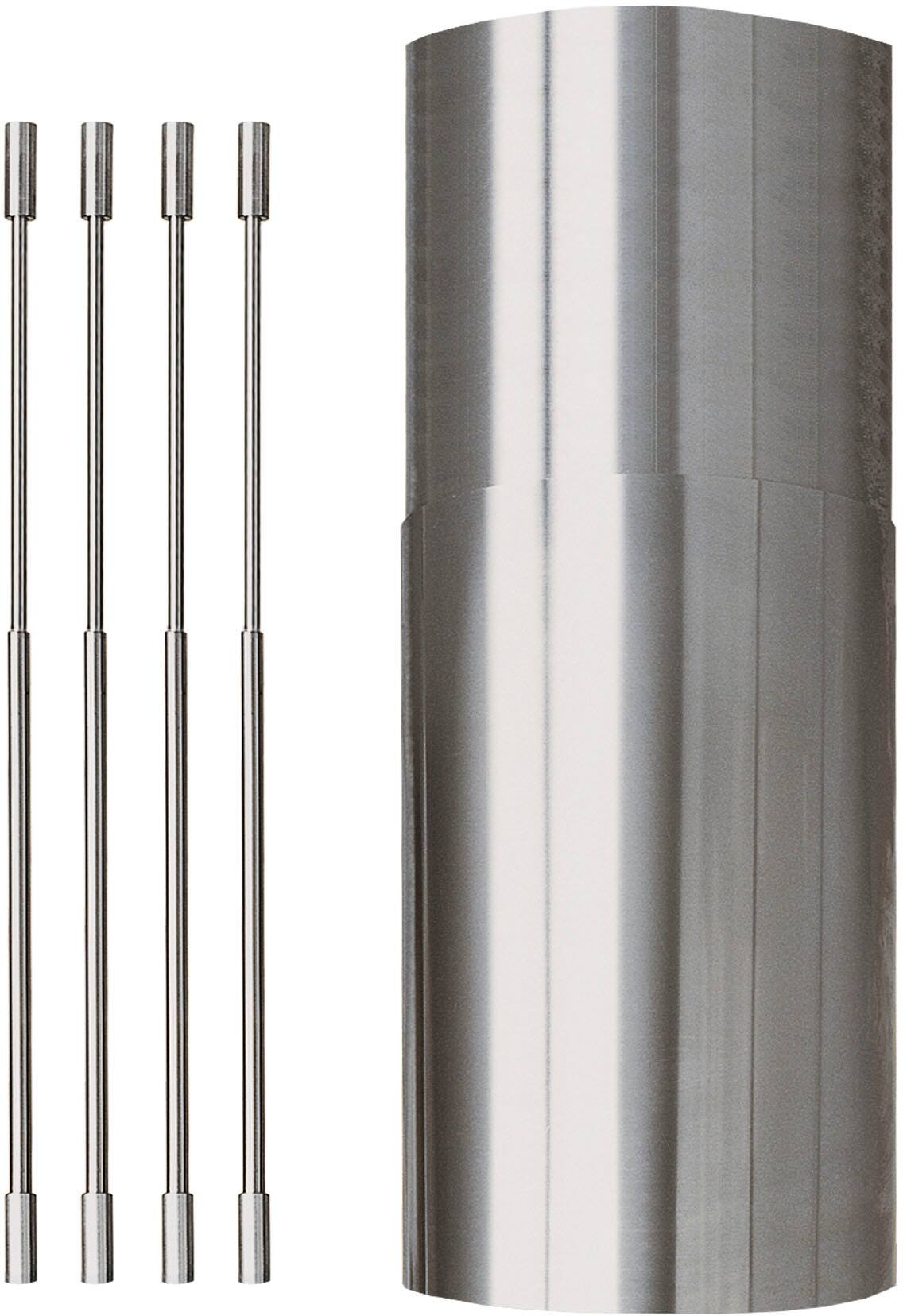 Front. Zephyr - Duct Cover Extension for CTP - Stainless Steel.