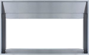 Zephyr - Panel 36 in. Liner for Tornado I and Twister for Range Hood - Stainless steel - Front_Zoom