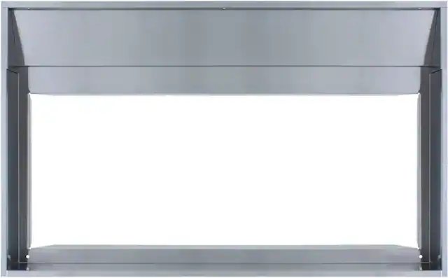Front. Zephyr - Panel 36 in. Liner for Tornado I and Twister for Range Hood - Stainless Steel.