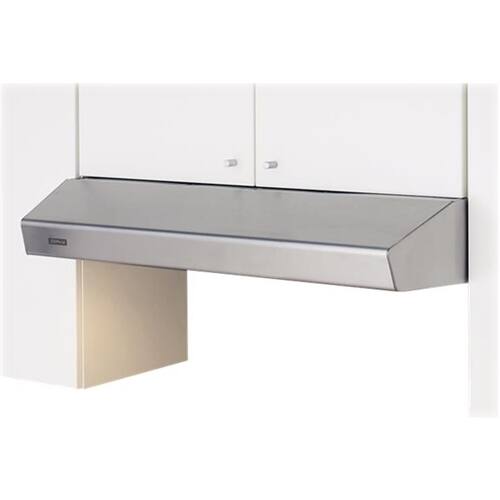 Angle. Zephyr - Breeze II 30" Convertible Range Hood - Stainless Steel.
