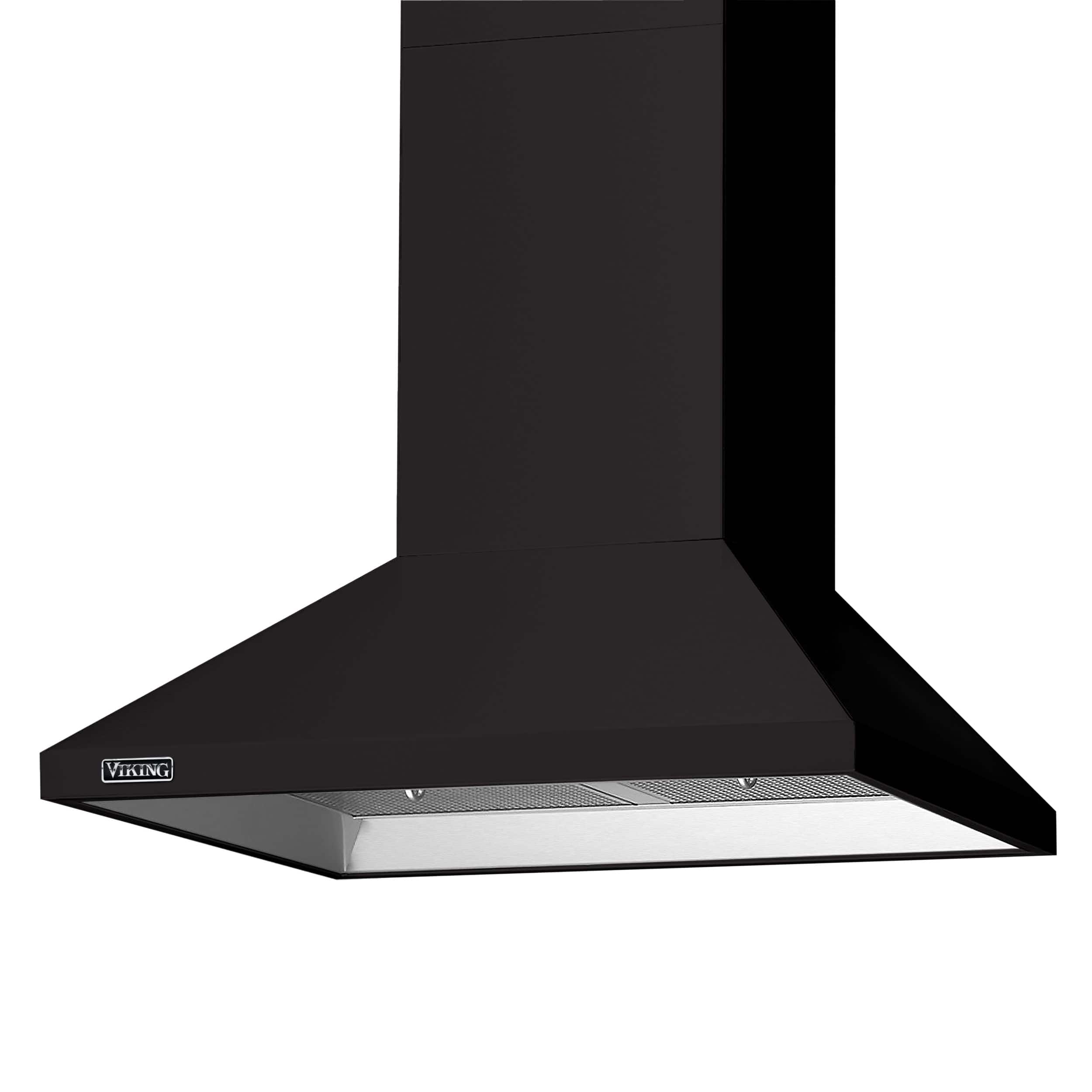 Viking 3 Series - 30 inches - Externally Vented & Recirculating - Wall Range Hood - Onyx - Front_Zoom