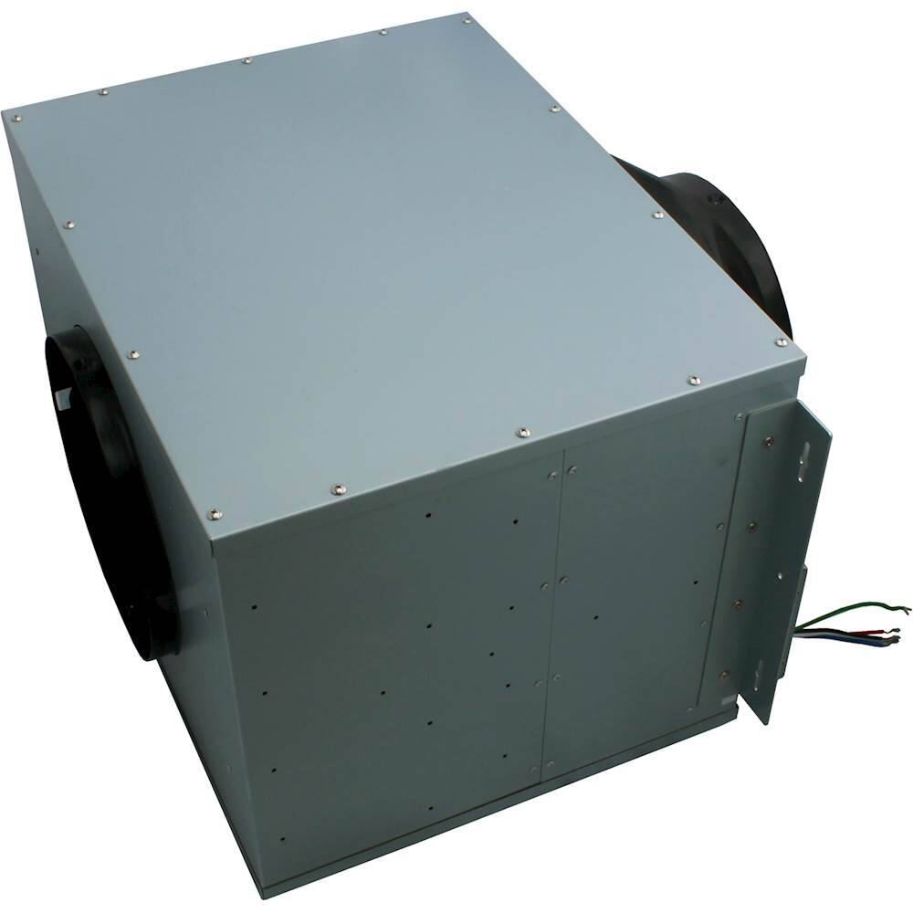 Alt View 11. Zephyr - Motor 1000 CFM In-Line Blower for Range Hood - Black.