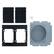 Front. Zephyr - Recirculating Kit for ZVN Range Hood - Black.