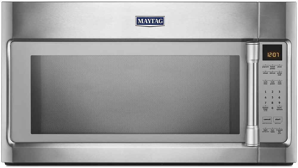 W11031958 Maytag OTR Microwave Door Assembly Stainless Steel fits MMV4206