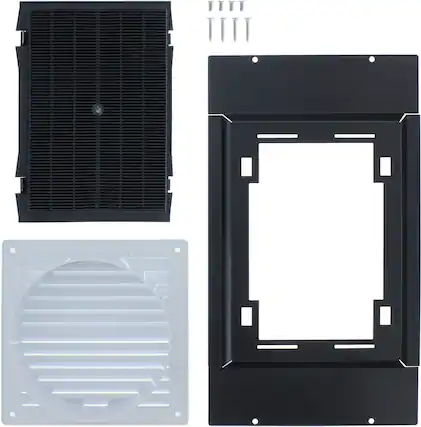 Front. Zephyr - Recirculating Kit for AK80 Range Hood - Black.