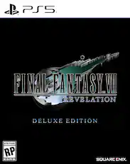 PS5
FINAL FANTASY VII REVELATION
DELUXE EDITION
RATING PENDING RP ESRB
SQUARE ENIX
