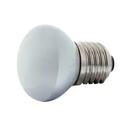 Front. Zephyr - 40W R14 Incandescent Bulb - White.