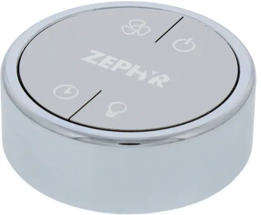 Front. Zephyr - Wireless Remote Control for Zephyr Range Hood - Stainless Steel.