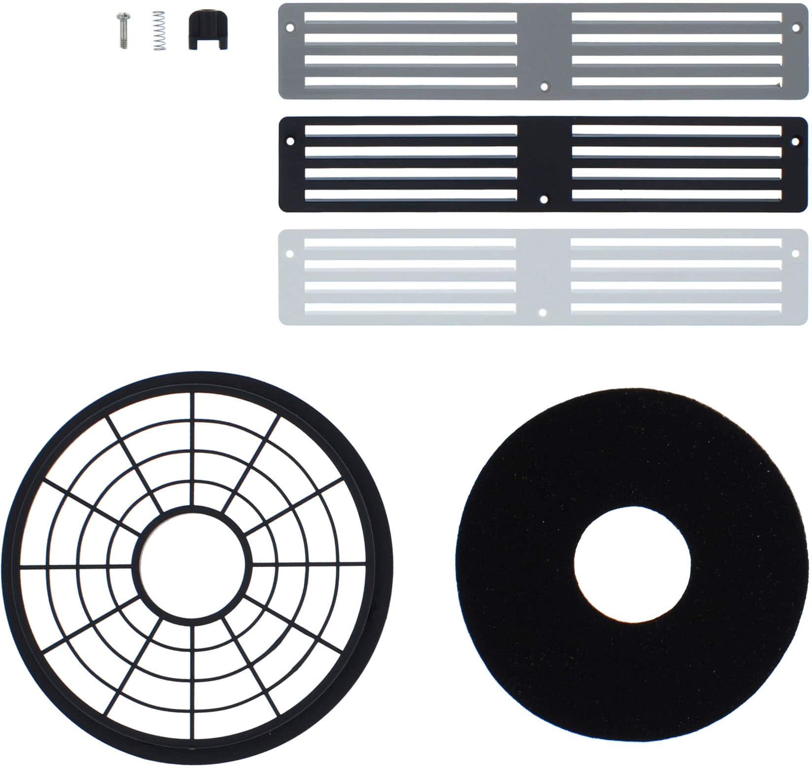 Front. Zephyr - Recirculating Kit for Breeze I for Range Hood - Black.