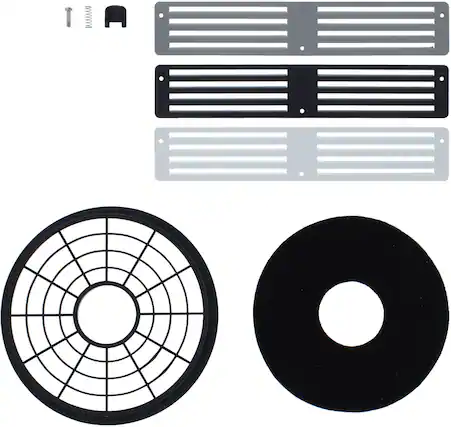 Front. Zephyr - Recirculating Kit for Breeze I for Range Hood - Black.