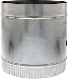 Zephyr - Duct 6 In. Round In-Line Damper for Range Hood - Silver