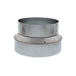 Zephyr - Duct 7 In. to 6 In. Round Reducer for Range Hood - Silver
