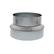 Front. Zephyr - Duct 7 In. to 6 In. Round Reducer for Range Hood - Silver.
