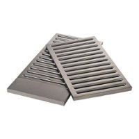 Thermador - Masterpiece Series Baffle Filter Set for 36" Custom Insert - Stainless steel - Front_Zoom