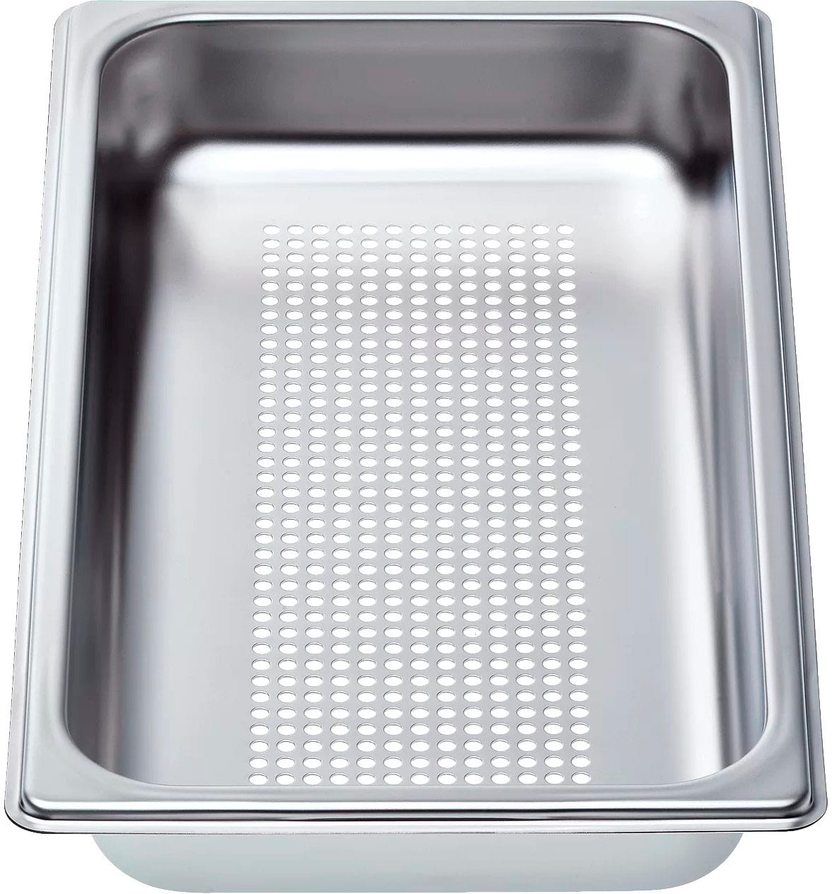 Angle. Thermador - Half Size 1.625" Perforated Pan - Stainless Steel.