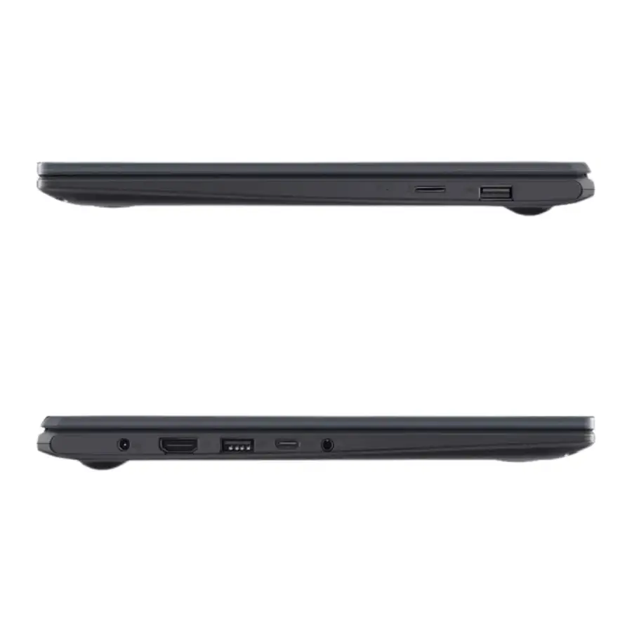 Alt View 5. ASUS - Vivobook Go 14 14" FHD Laptop - Intel Celeron N4500 - 4GB Memory - 128GB eMMC - Star Black.
