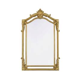 Elegant Kitchen and Bath - Madeline 28.5X36 Traditional Mirror In - Gold Leaf