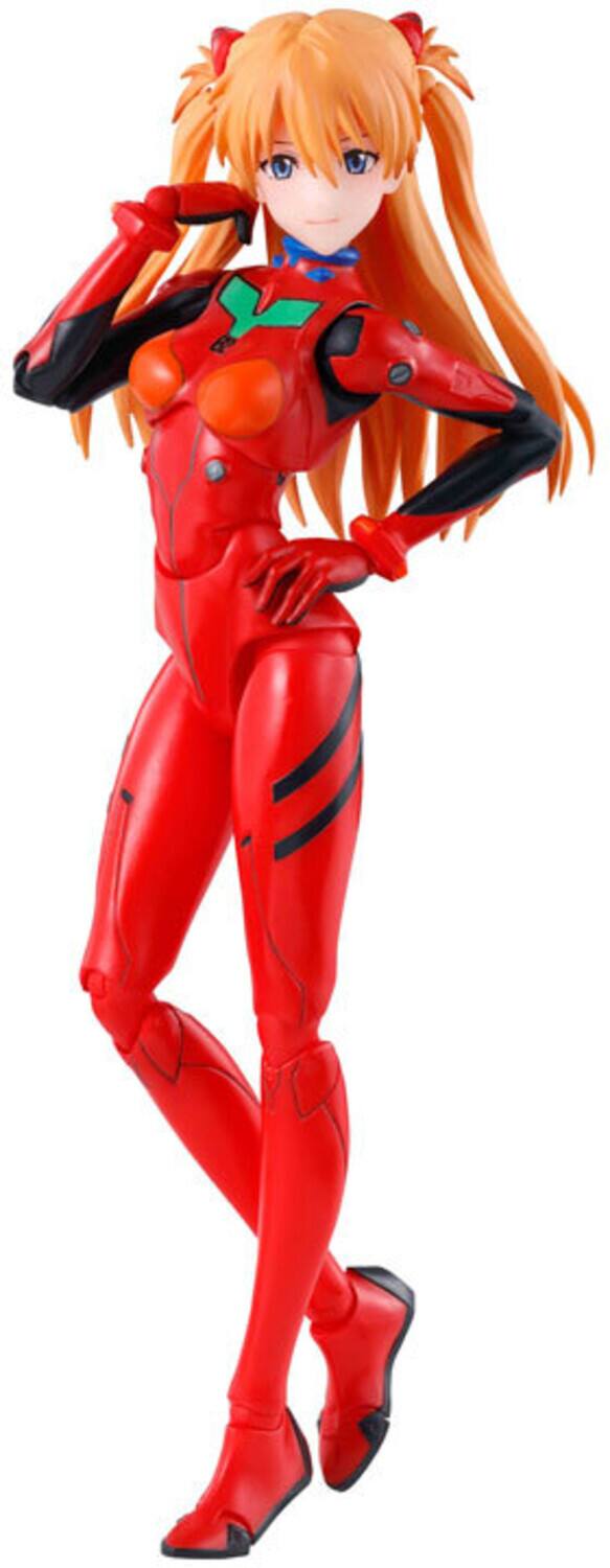 Front. PopMarket - Tamashii Nations - Evangelion - S.H.Figuarts - Asuka Shikinami Langley Action Figure   - COLLECTIBLES - Multicolor.