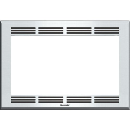 Front Zoom. 30" Trim Kit for Select Thermador Traditional Microwaves - Stainless Steel.