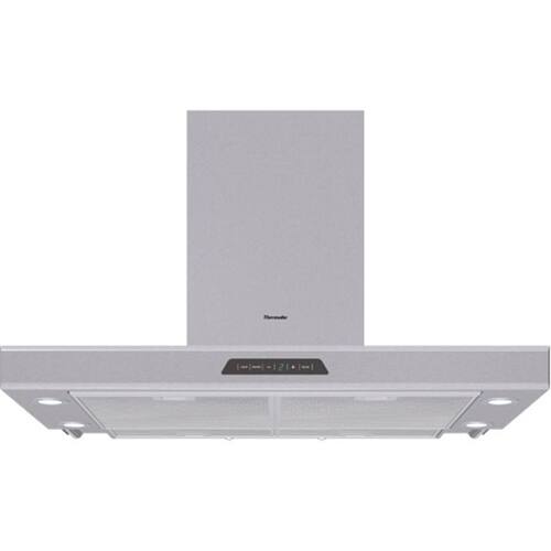 Front. Thermador - MASTERPIECE SERIES 36" Range Hood - Brushed stainless steel.