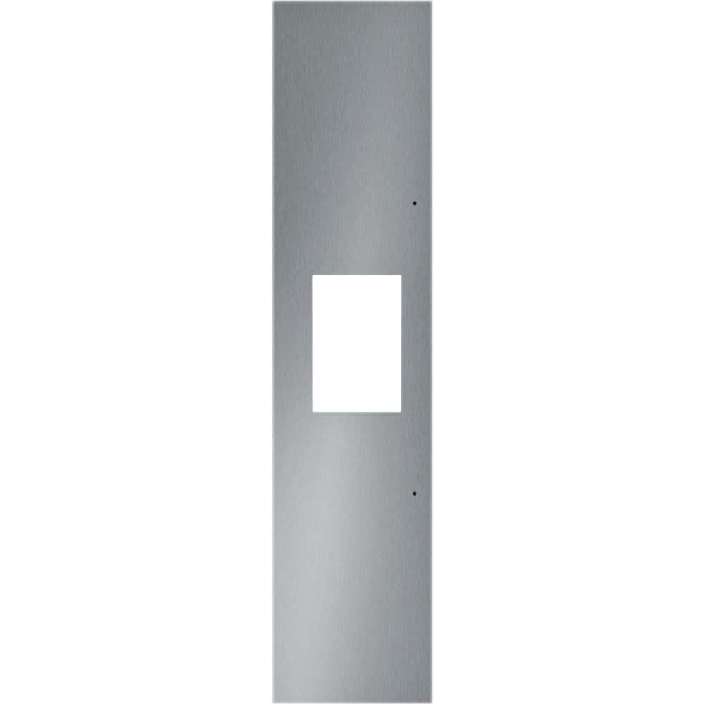Front. Thermador - Door Panel for 18" Freezer Column - Stainless Steel.