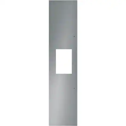 Front. Thermador - Door Panel for 18" Freezer Column - Stainless Steel.