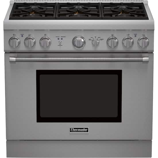 Thermador 5.0 Cu. Ft. Freestanding Gas Convection Range PRG366GH - Best Buy