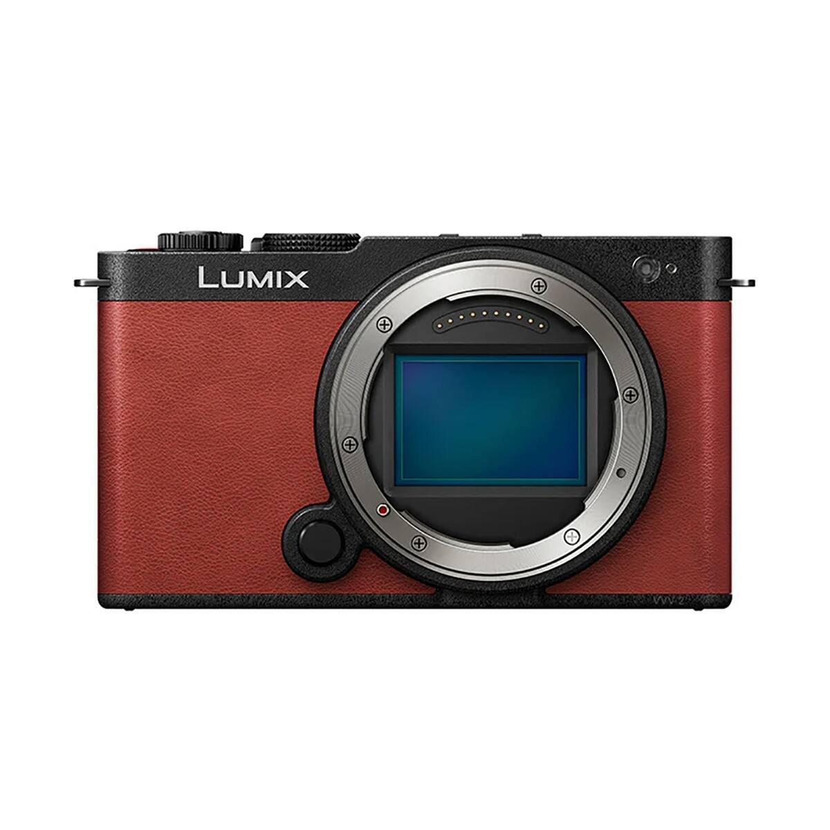 Alt View 3. Panasonic - Panasonic LUMIX S9 Mirrorless Camera with 18-40mm f/4.5-6.3 Lens, Red - Crimson Red.