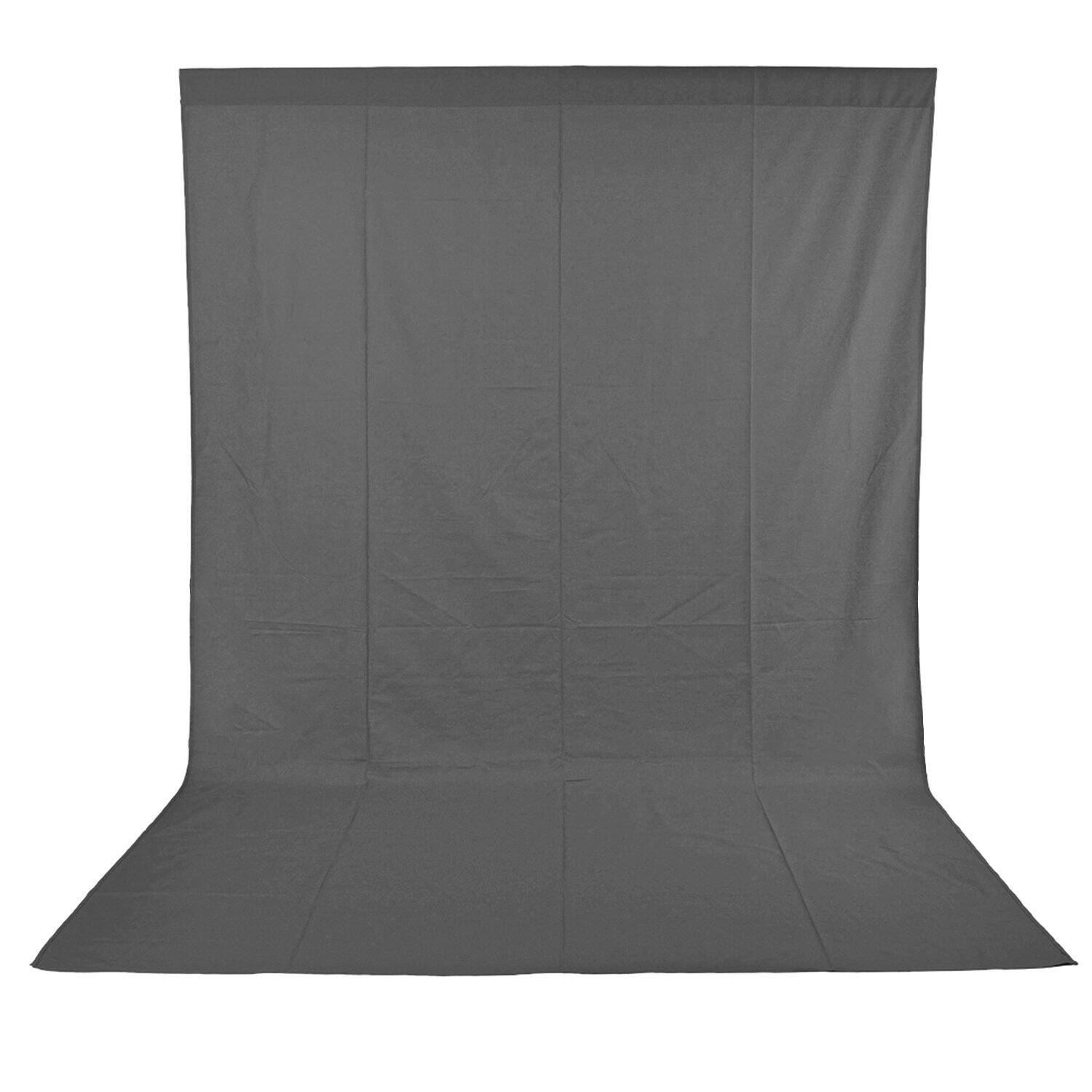 Back. Neewer - 3x3.6m Professional Photography Grey Background, Collapsible, Backdrop ONLY.