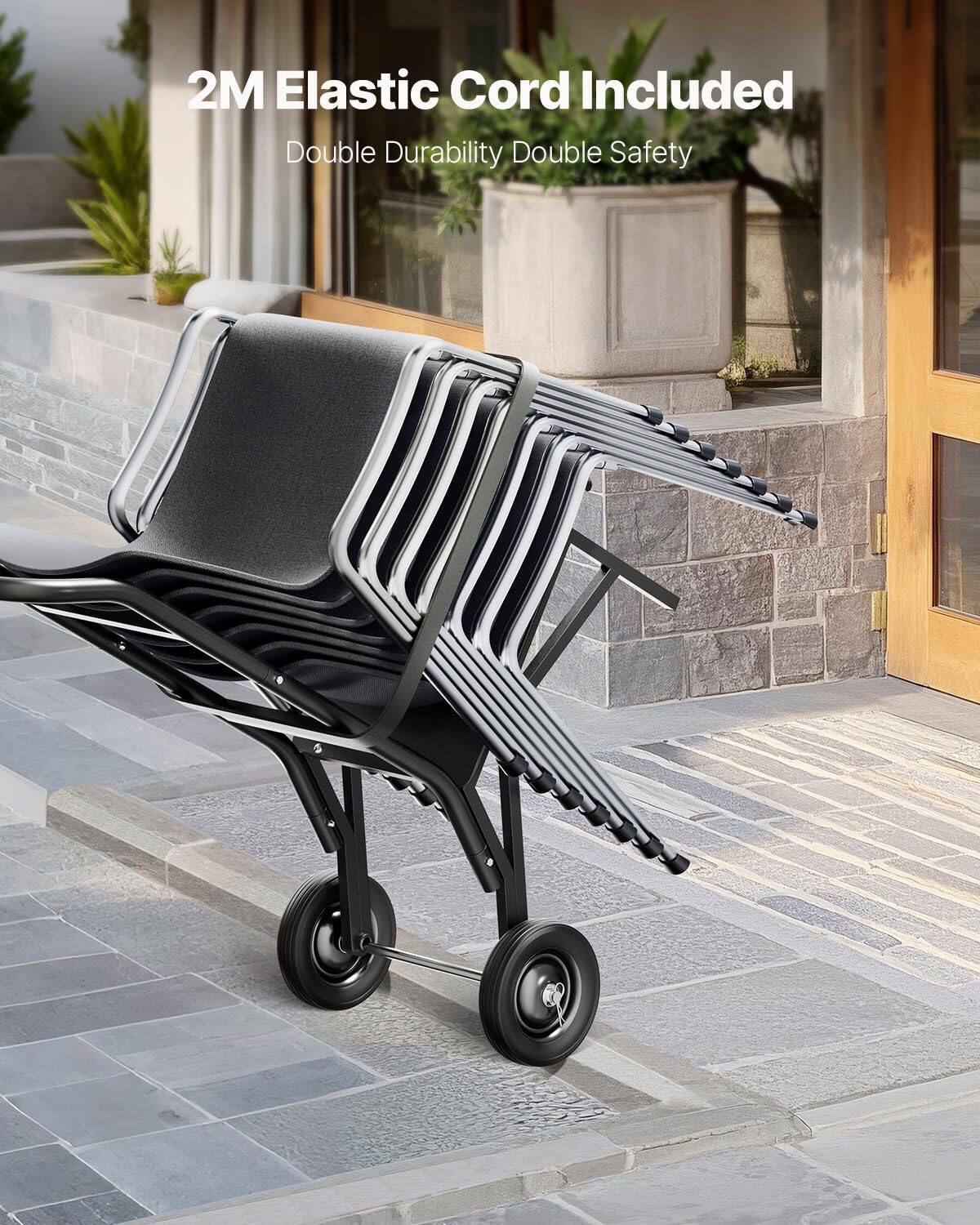 2M Elastic Cord Included  
Double Durability, Double Safety