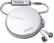 Front Standard. Panasonic - Portable CD Player with MP3 CD Playback - White.