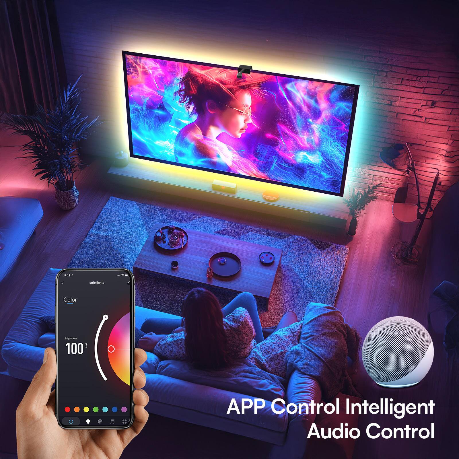 101: w-g Color SUN I 100 O APP Control Intelligent Audio Control
