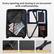 Every opening and closing is an encounter with craftsmanship.
E PASSPORT Zippered Compartment Mesh Pocket Elastic Cross Strap