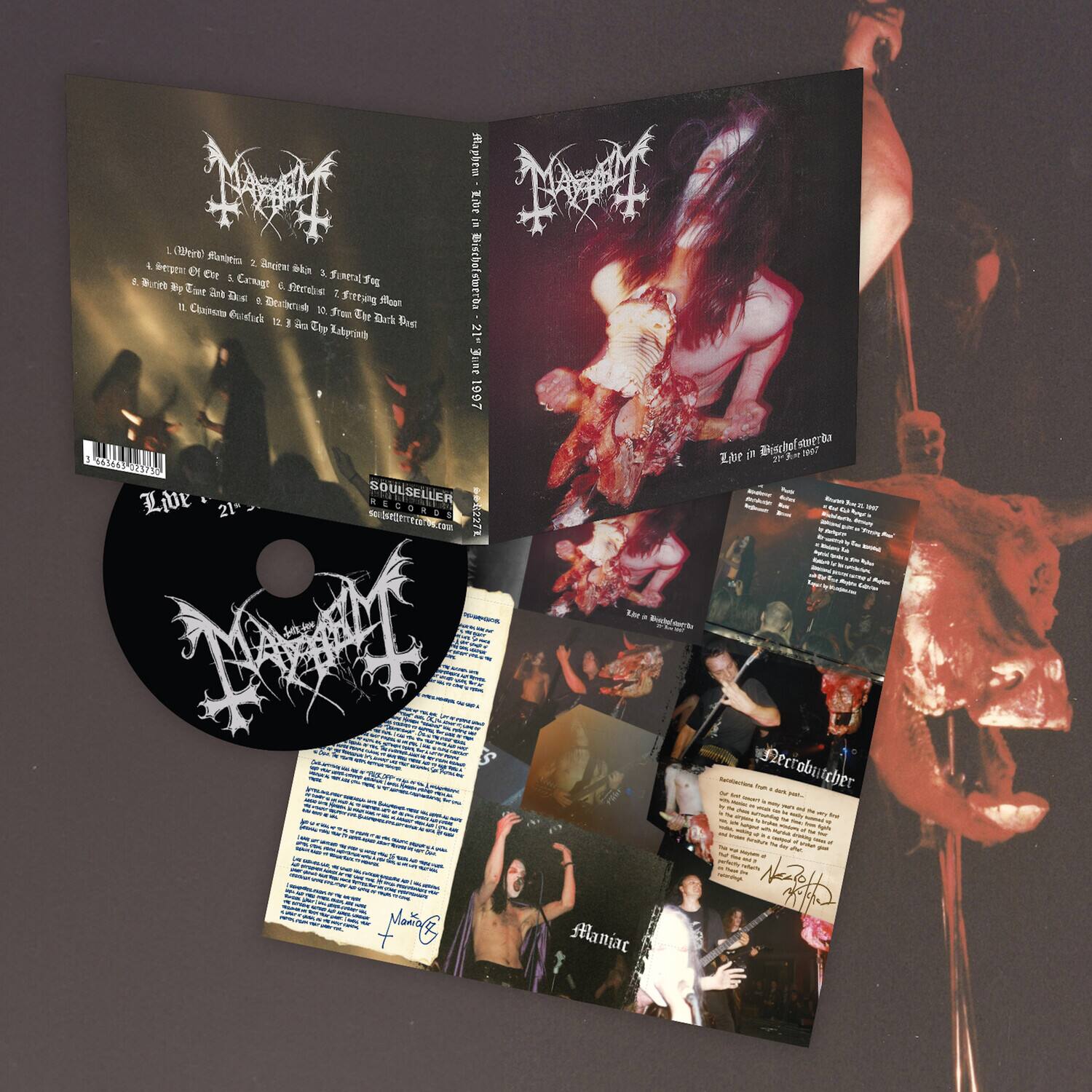 Mayhem - Live In Bischofswerda (21St June 1997)   - COMPACT DISCS [CD] price history on PriceWatchPro