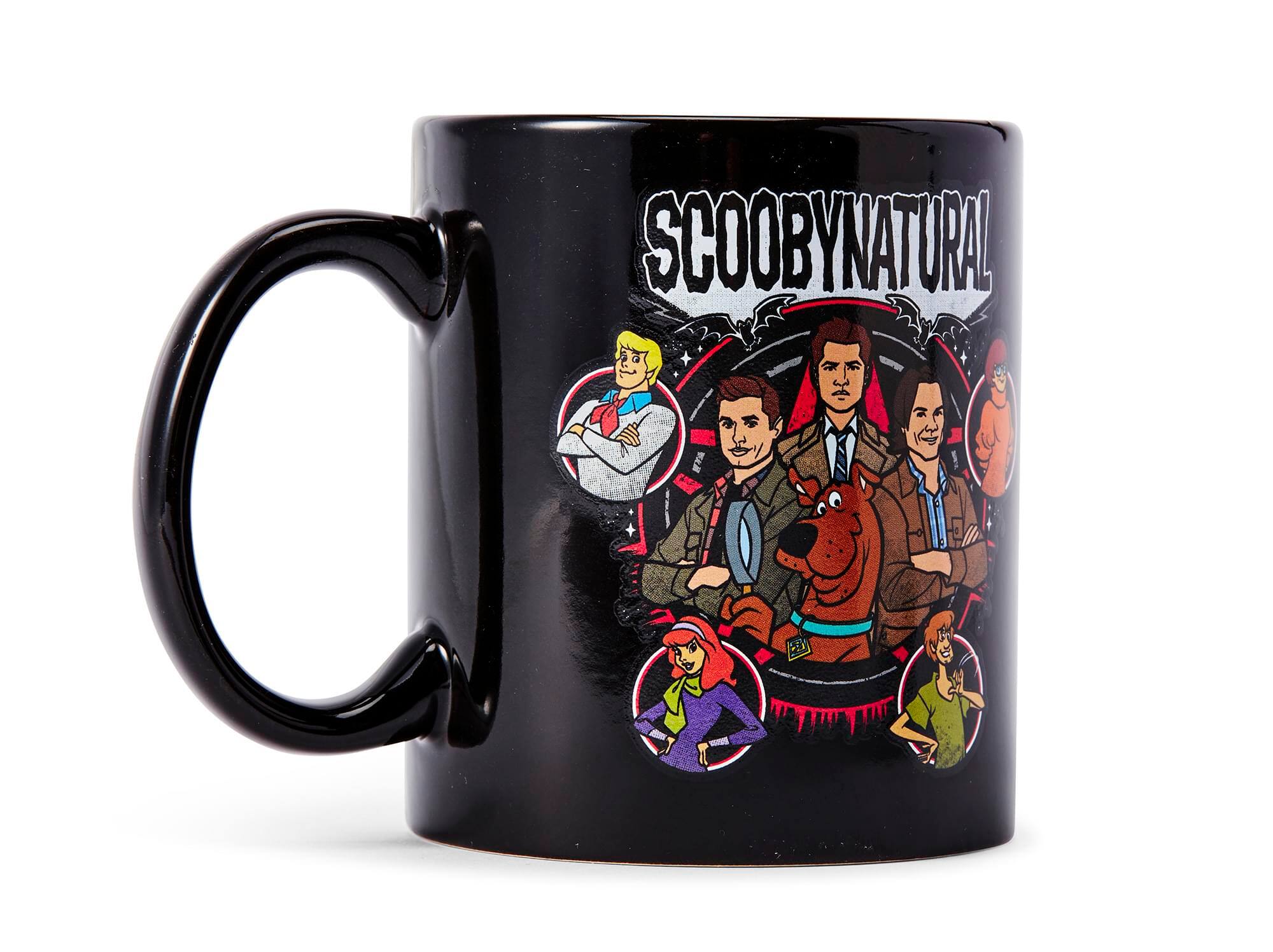 Alt View 10. Warner Bros. - Scooby-Doo x Supernatural "Scoobynatural" Coffee Mug | Holds 11 Ounces - Black.