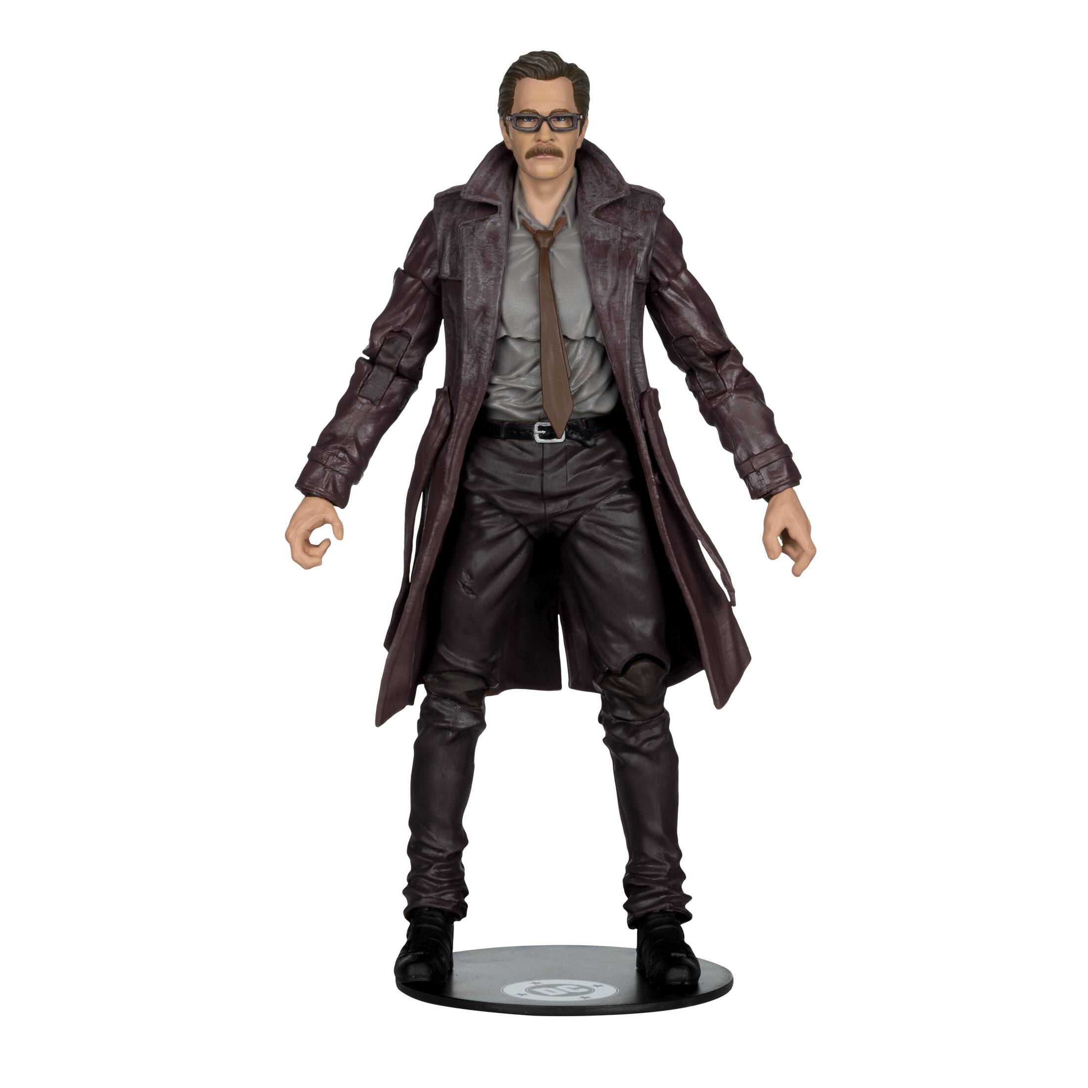 Alt View 2. McFarlane Toys - DC Multiverse Commissioner Gordon (The Dark Knight) 7" Action Figure - Deluxe Theatrical Edition.